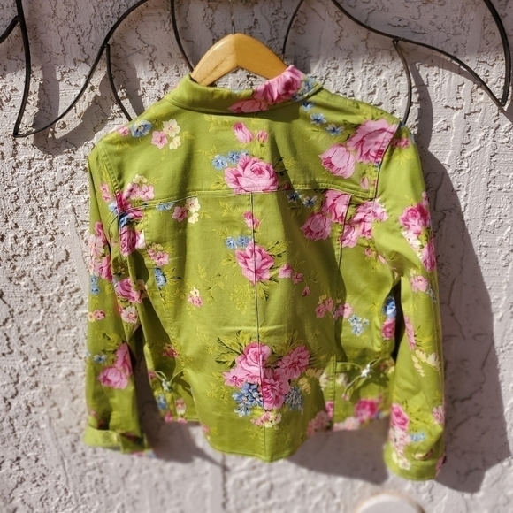 Jones New York Country Long Sleeve Colorful Sz M Jacket - Picture 3 of 13